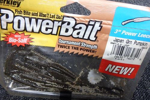 PowerBait 3`Power Leech(ʎߎ܎؎)Japan Grn Pumpkin